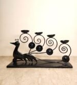 Dancing Peacock Candle Stand - Image 4