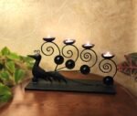 Dancing Peacock Candle Stand - Image 3