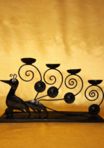 Dancing Peacock Candle Stand